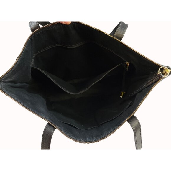 Fossil Women's Tan Leopard Design Shoulder or Tote Bag SKU 6320 - Picture 4 of 12